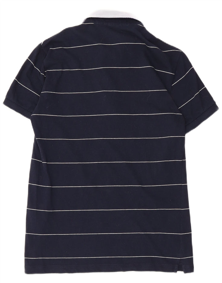 Fred Perry Herre poloshirt Medium marineblå stribet bomuld