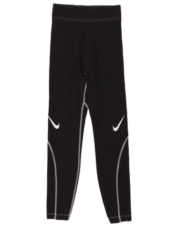 Nike Grafiske Leggings til kvinder UK 4 XS Sort