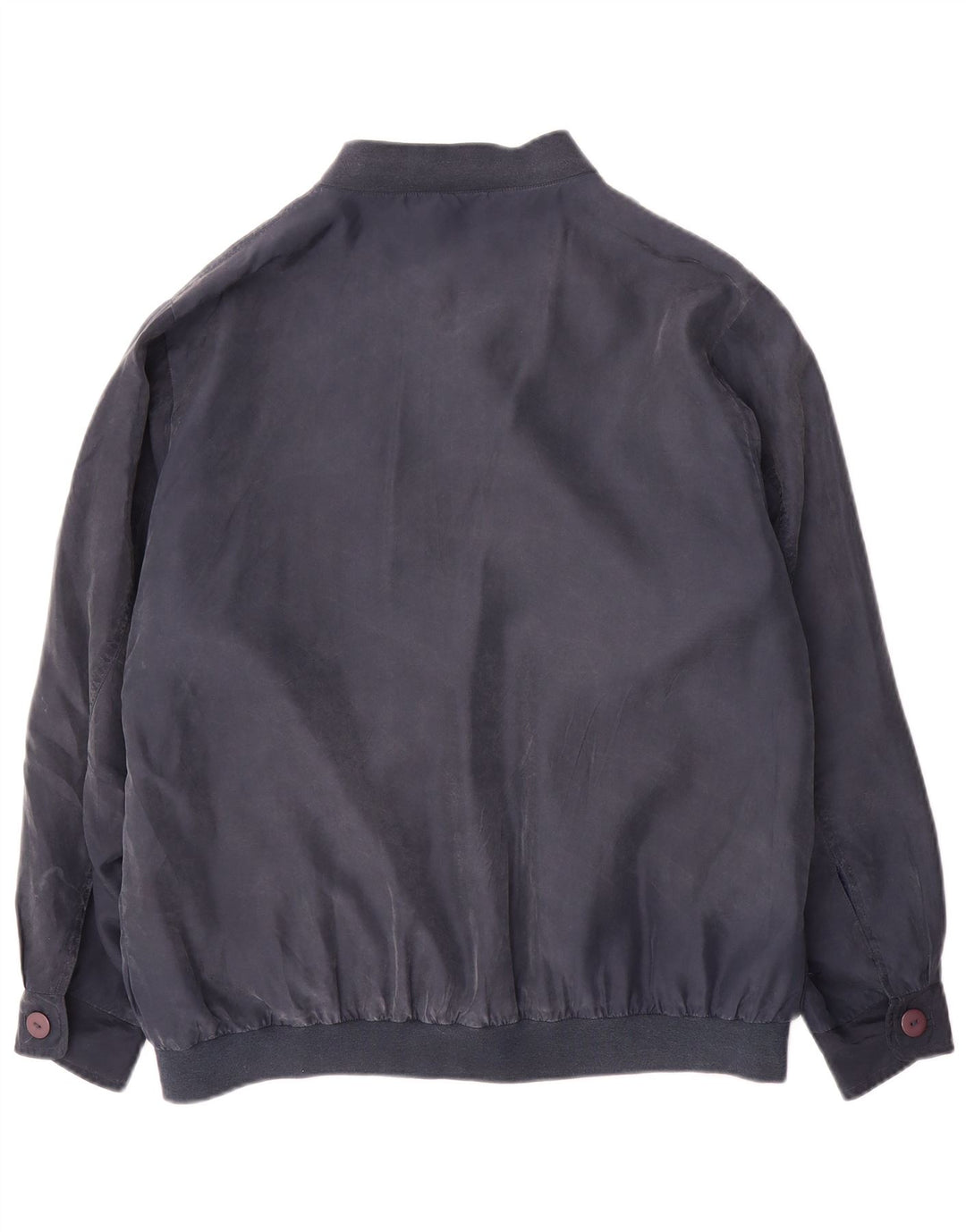 Spirit Herre Bomber Jacket UK 38 Medium Navy Blue Silke