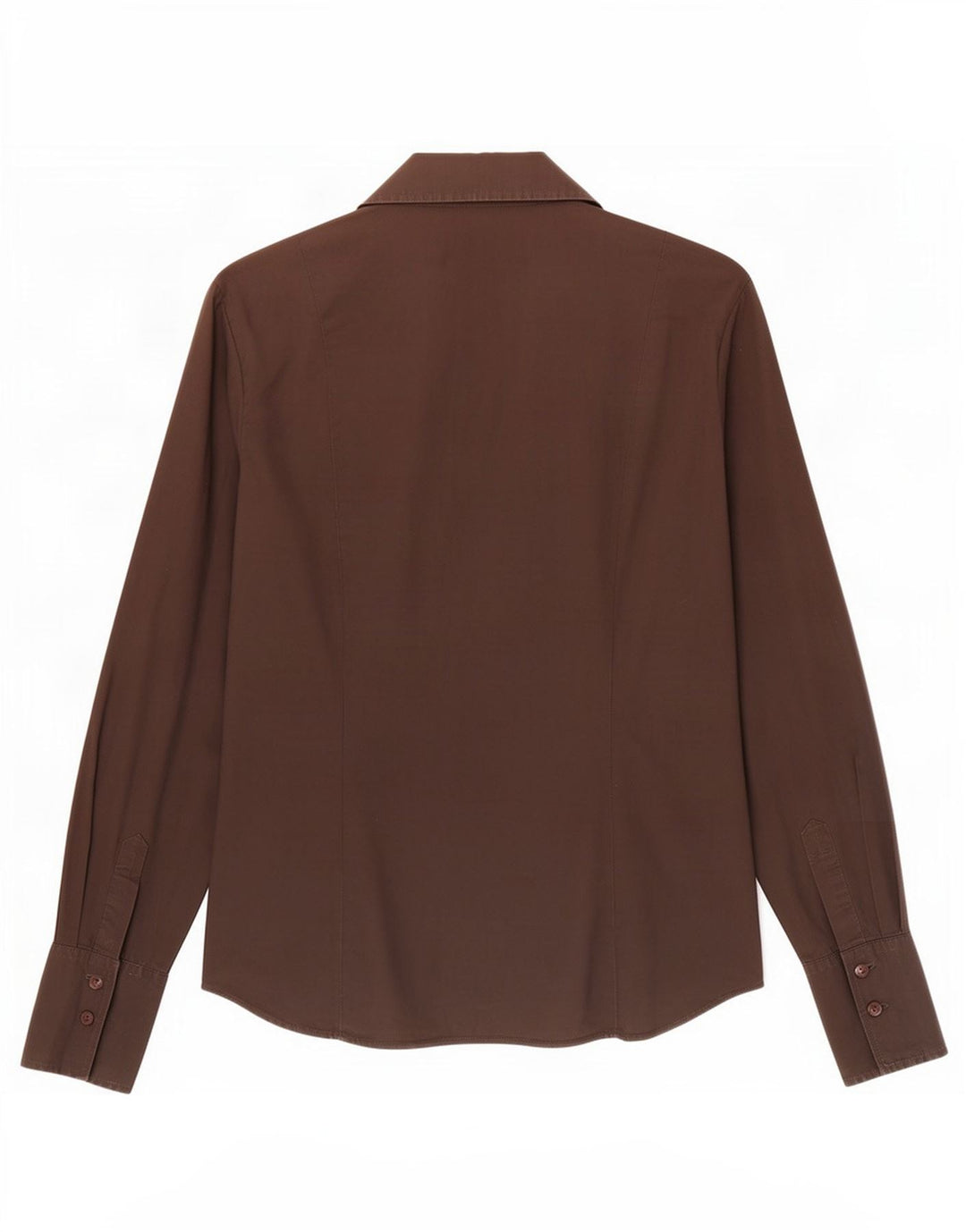 Benetton Dame Pullover Shirt UK 14 Medium Brun