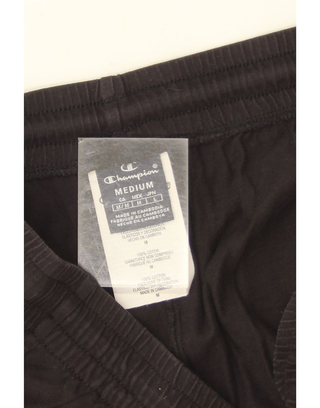 Champion Herre Sportshorts Medium Sort Bomuld
