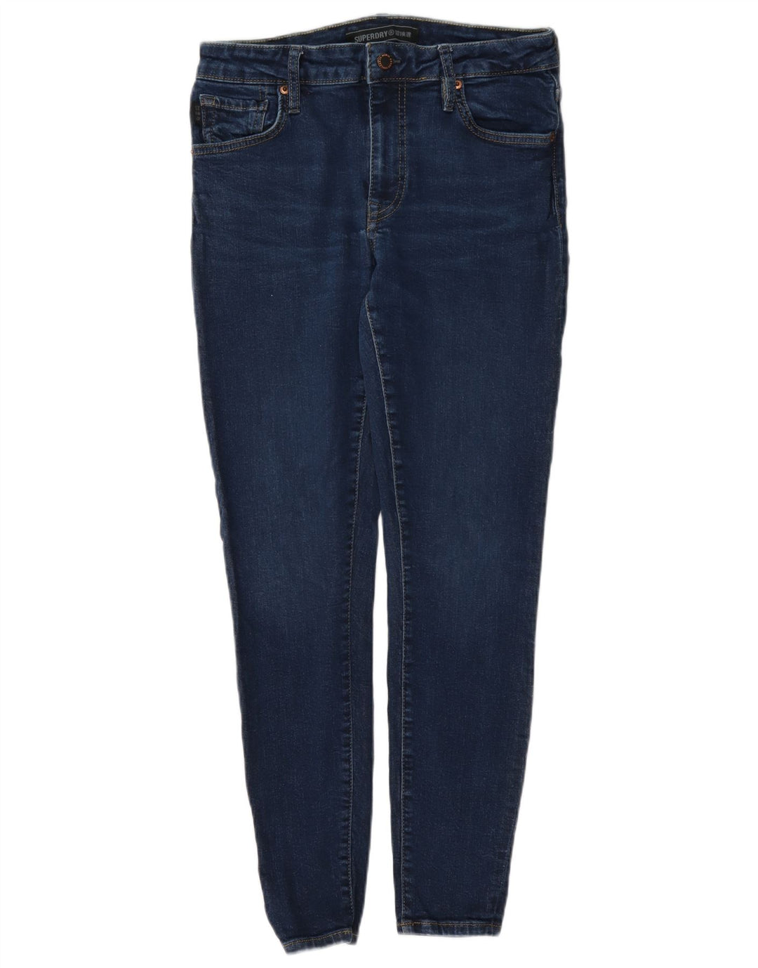 Superdry Skinny Jeans til kvinder W31 L30 Marineblå