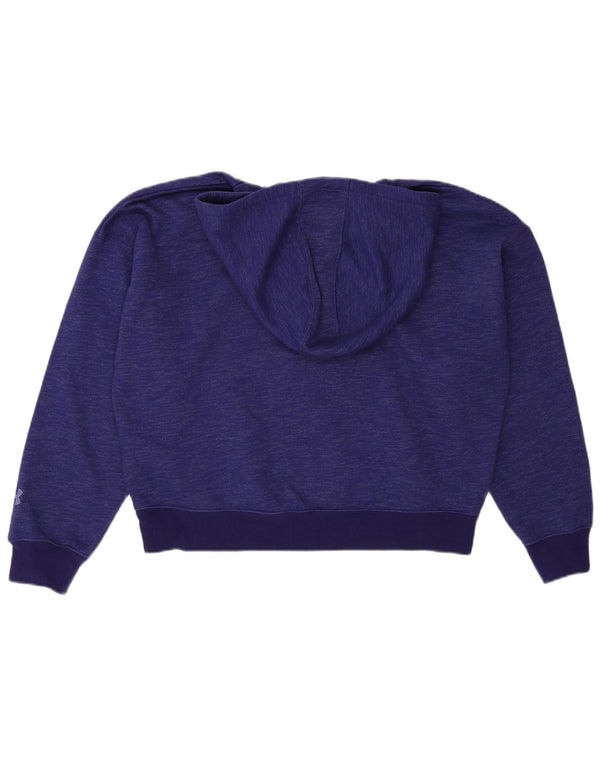 Under Armour Grafisk hættetrøje til kvinder UK 14 Medium Lilla Flecked