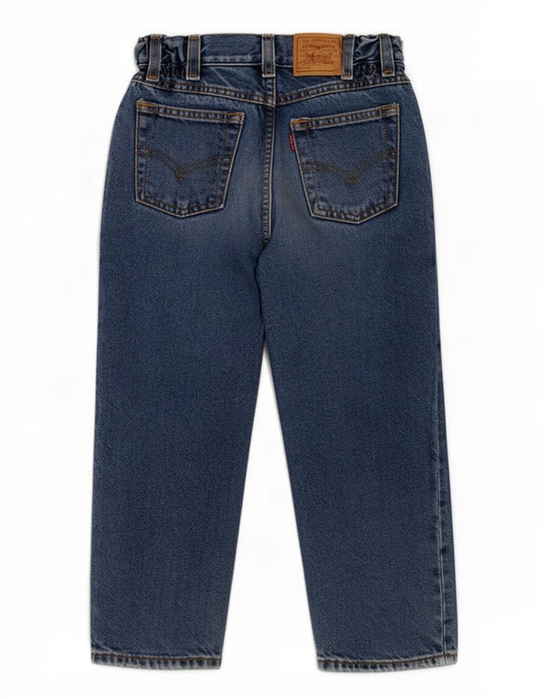 Levi's Girls Tapered Jeans 4-5 år W20 L17 Blå Bomuld