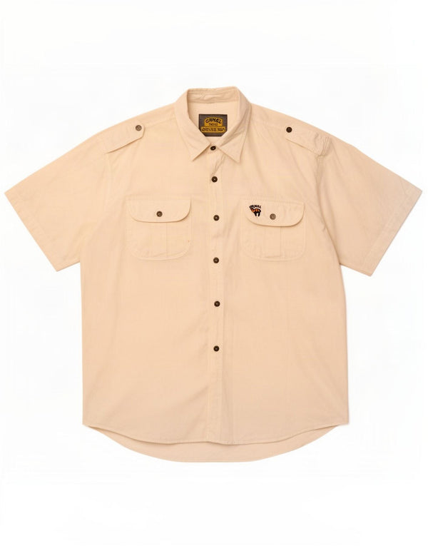 Camel Active Herre Kortærmet Military Shirt XL Hvid