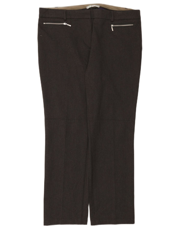 Marks & Spencer Lige fritidsbukser til kvinder UK 16 Large W36 L28 Grå