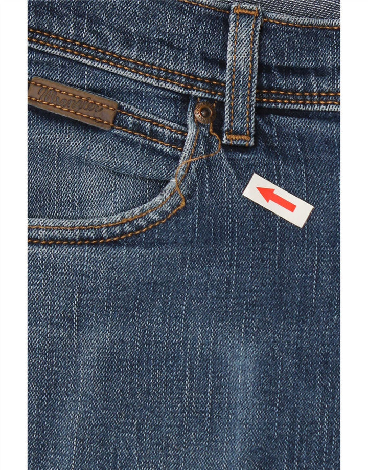 Wrangler Slim Jeans til mænd W34 L32 blå bomuld