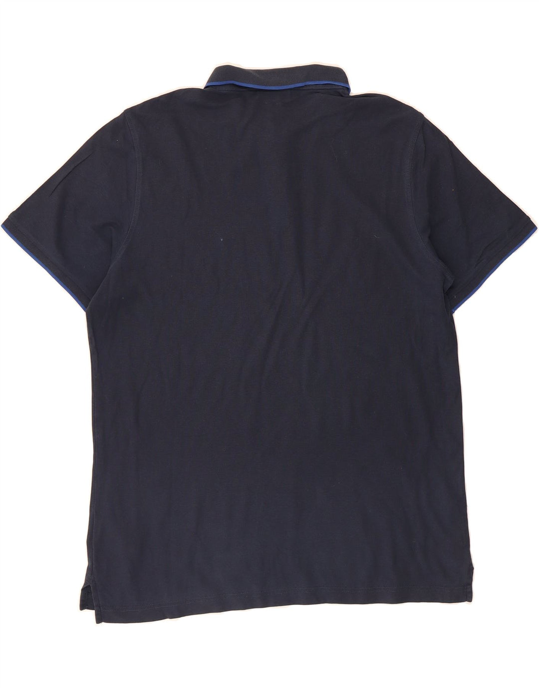 CALVIN KLEIN Mens Polo Shirt XL Navy Blue Cotton Vintage Calvin Klein and Second-Hand Calvin Klein from Messina Hembry 