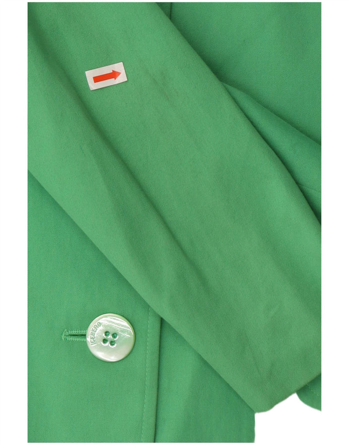 Iceberg Dame Mickey Mouse Grafisk Blazer Jakke IT 46 Stor Grøn