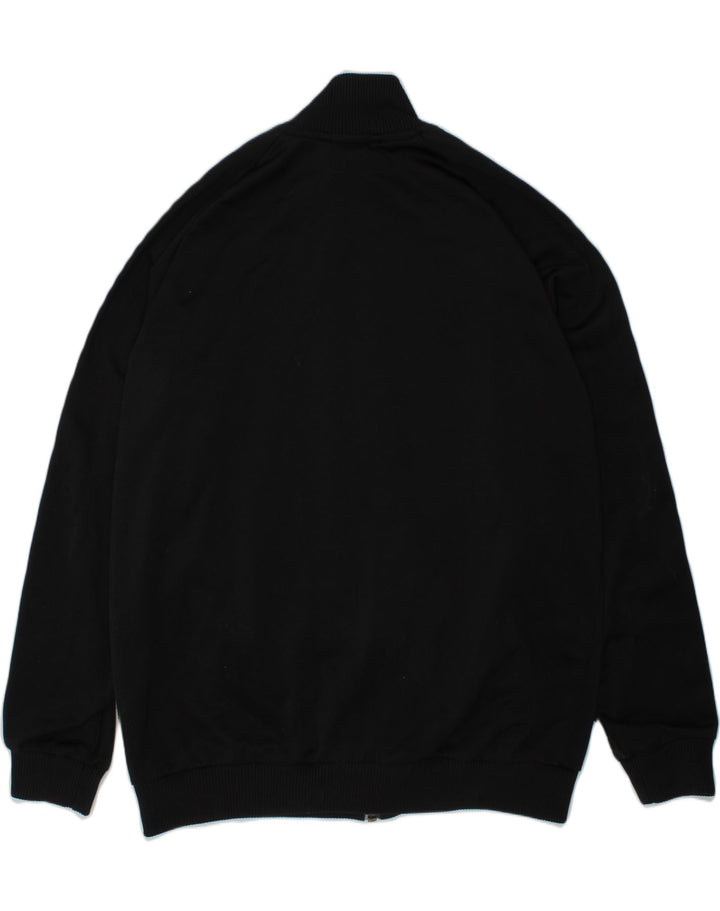 ADIDAS Boys Tracksuit Top Jacket 11-12 Years Black Colourblock Polyester | Vintage Adidas | Thrift | Second-Hand Adidas | Used Clothing | Messina Hembry 