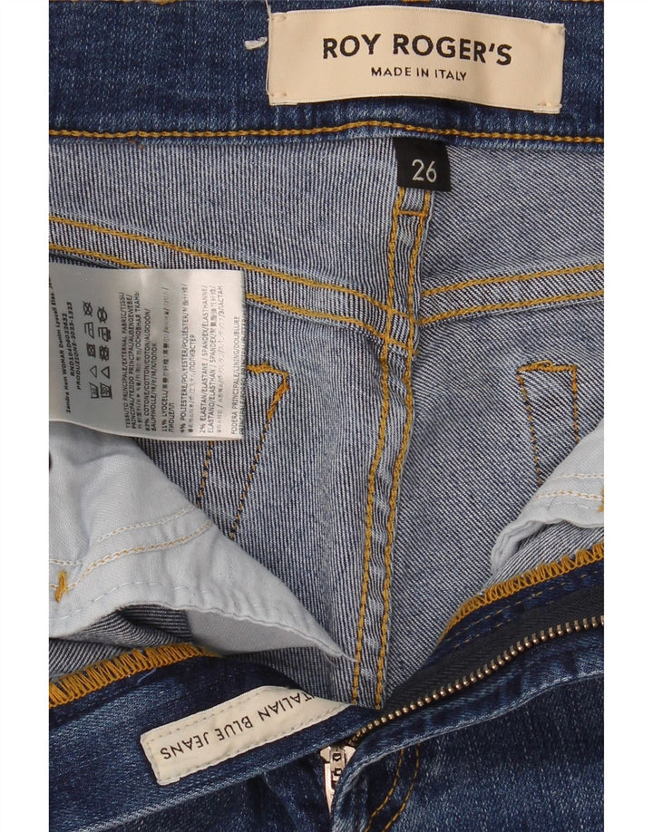 Roy Rogers Dame Bootcut Jeans W26 L27 Blå Bomuld