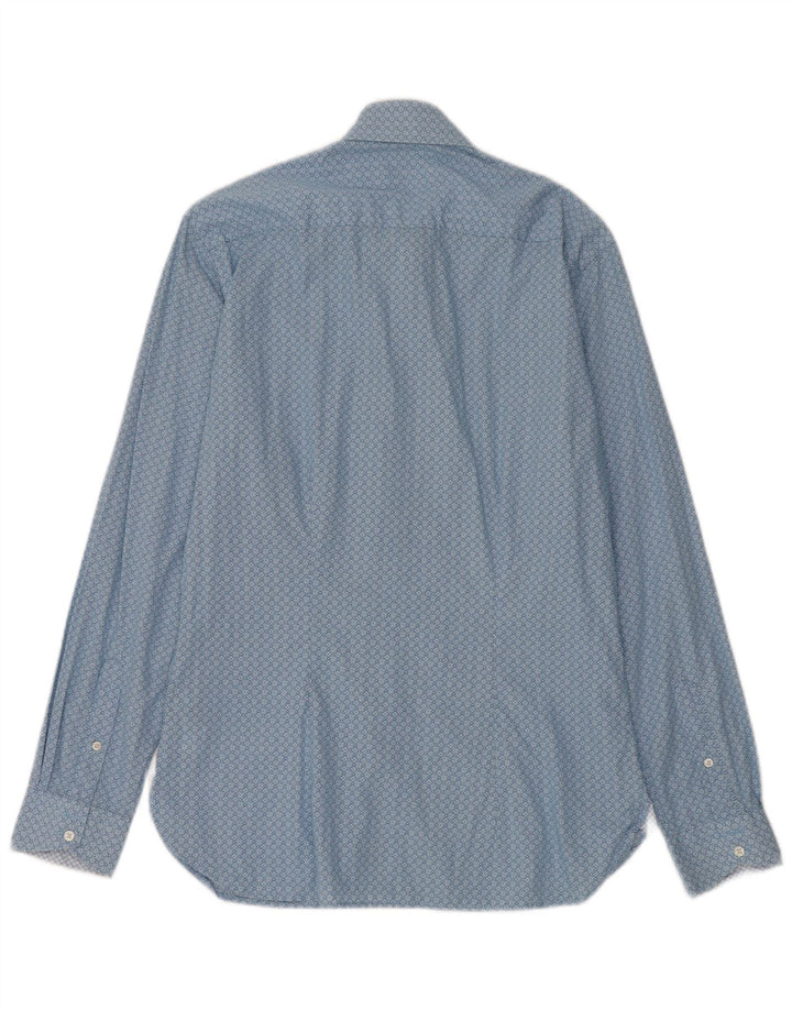 Ted Baker Herreskjorte str. 15 1/2 Medium Blue Floral Cotton