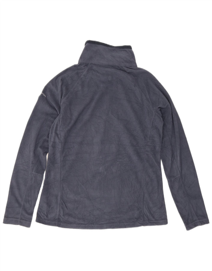 Columbia Herre lynlås hals fleece jumper stor marineblå polyester