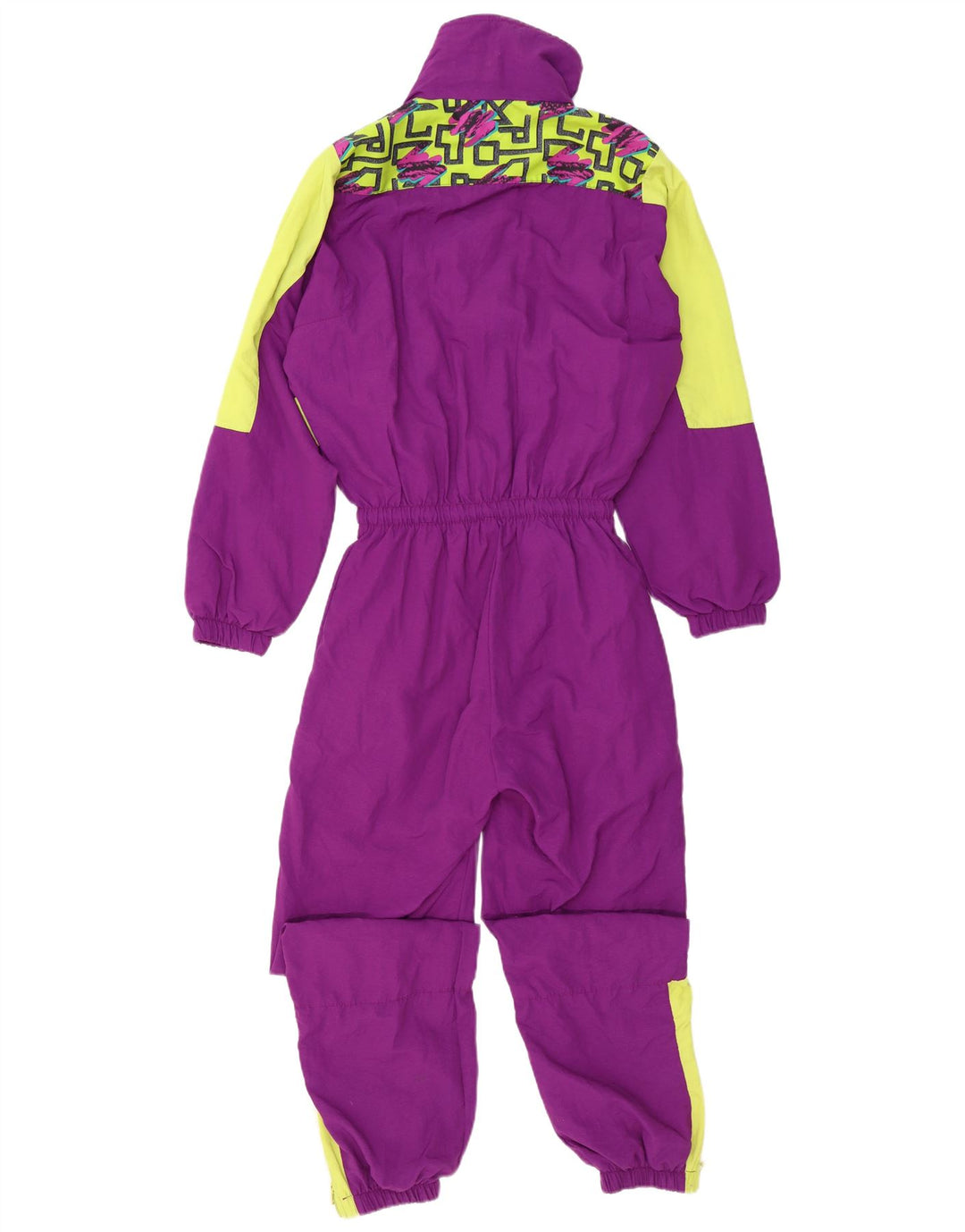 Sportful Dame Grafisk Ski Jumpsuit IT 44 Medium Lilla Colourblock