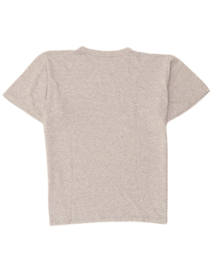 Champion Herre grafisk T-shirt Top Stor grå flækket bomuld