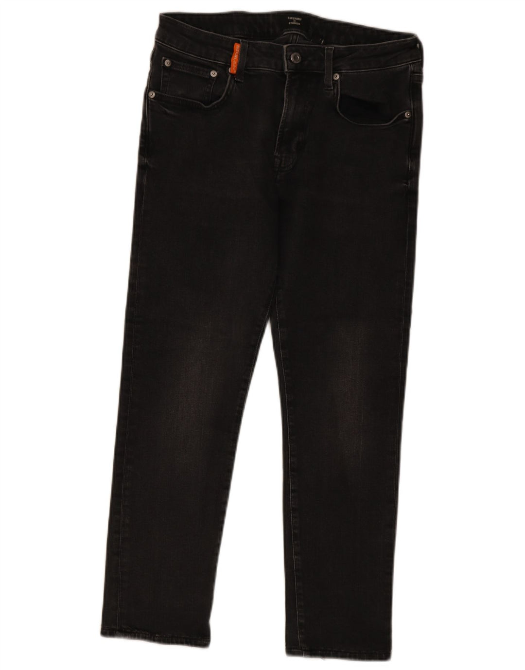 Superdry Womens Crop Slim Jeans W32 L25 Grå Bomuld