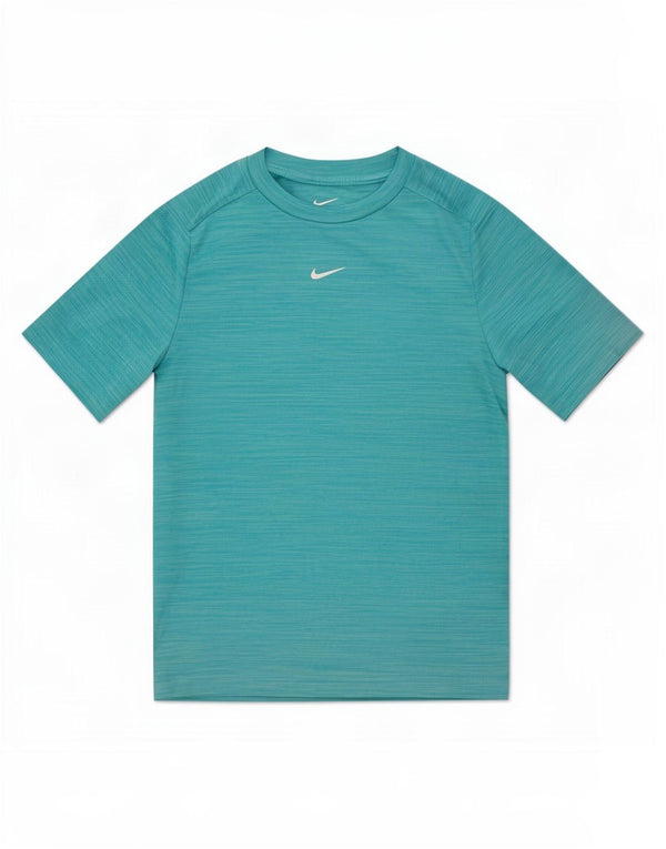 Nike Boys Dri Fit T-Shirt Top 12-13 år Stor blå stribet polyester