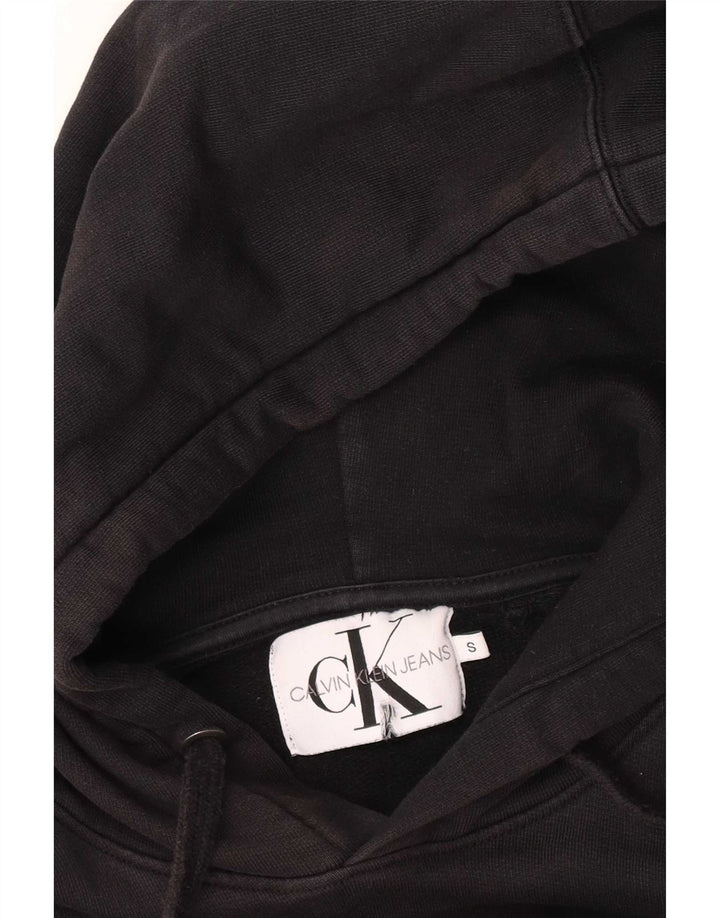 Calvin Klein Jeans Grafisk hættetrøje til mænd, lille sort