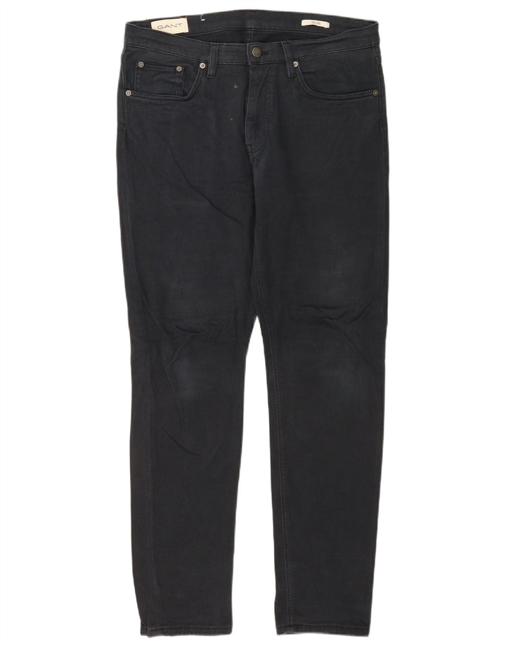 Gant Slim Jeans til mænd W34 L32 Marineblå bomuld