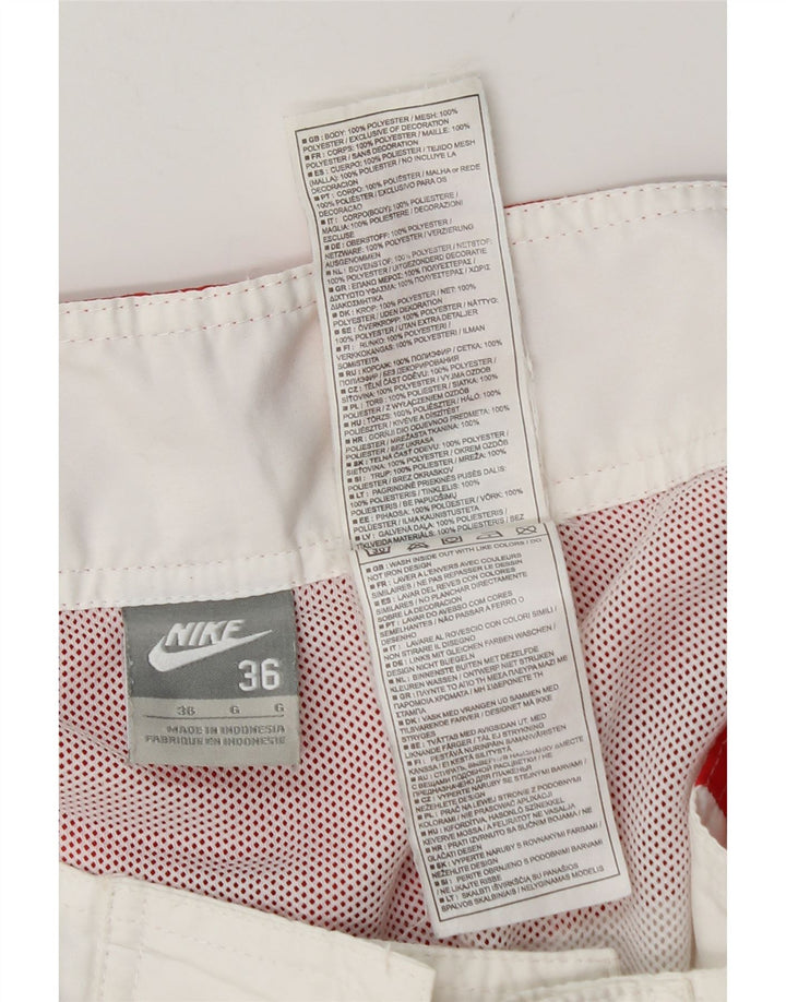 Nike Badeshorts til mænd store hvide Colourblock Polyester