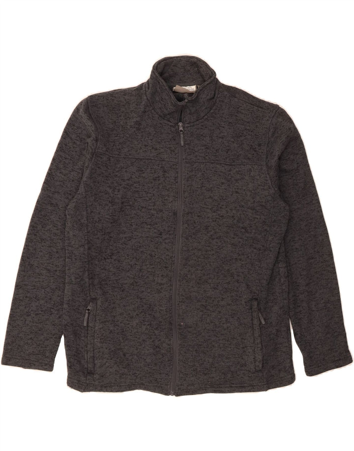 MOUNTAIN WAREHOUSE Mens Tracksuit Top Jacket 2XL Grey Flecked Polyester Vintage Mountain Warehouse and Second-Hand Mountain Warehouse from Messina Hembry 