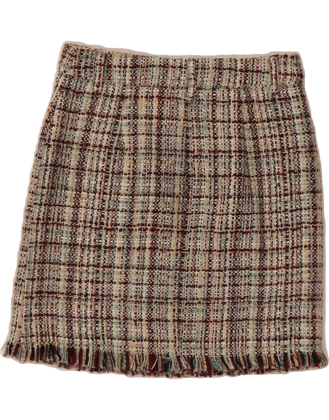SCOTCH & SODA Womens Mini Skirt W26 Small Multicoloured Check Vintage Scotch & Soda and Second-Hand Scotch & Soda from Messina Hembry 