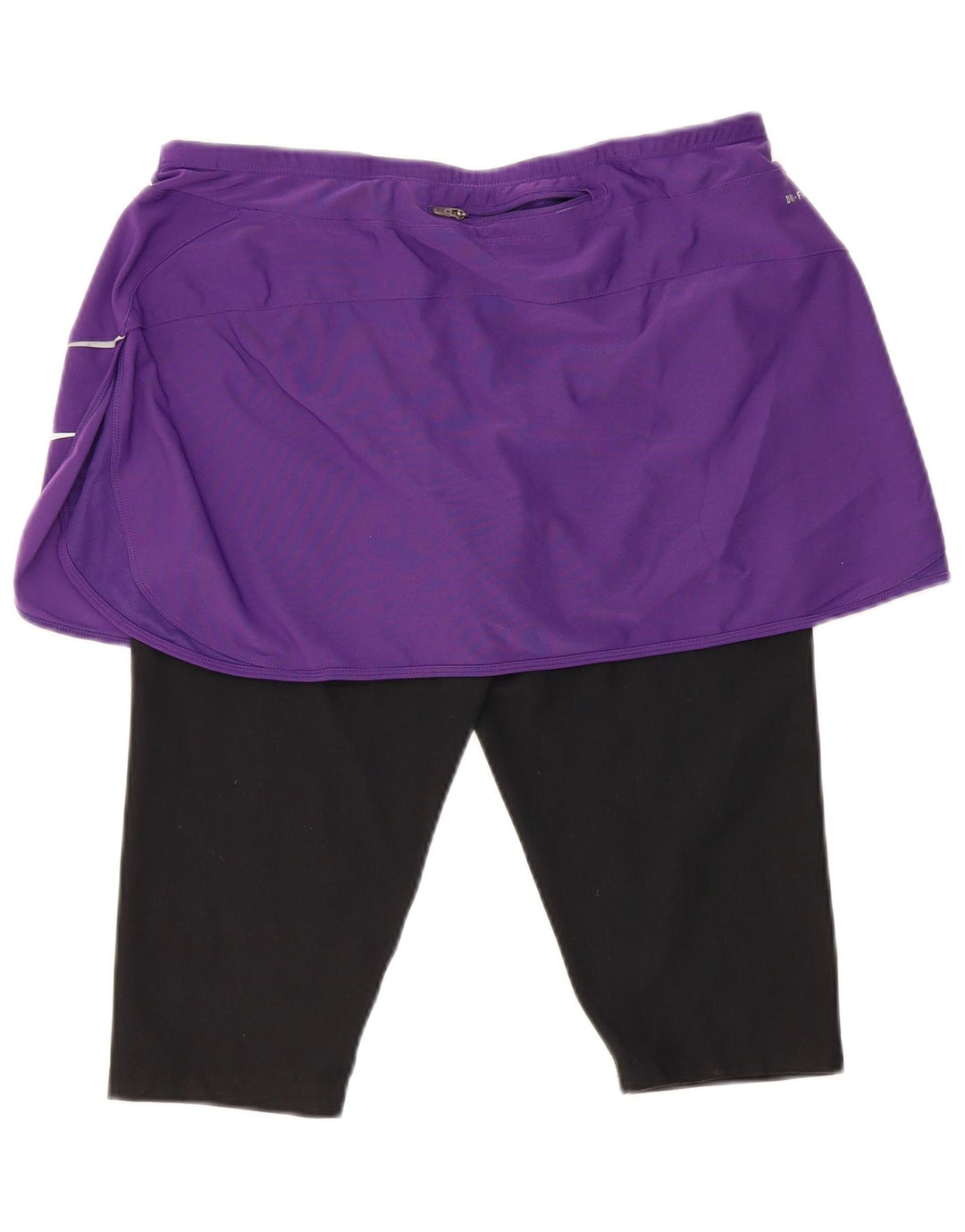 NIKE Womens Dri Fit Skort UK 18 XL Purple Colourblock Polyester