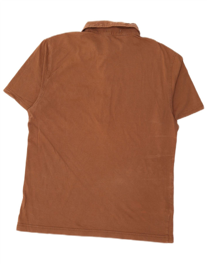 PENGUIN Herre poloshirt Stor brun bomuld