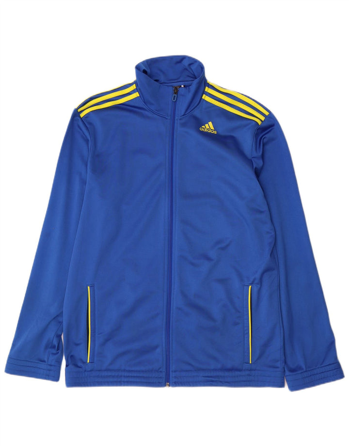 Adidas Træningsdragt til mænd Topjakke UK 42/44 Stor blå polyester