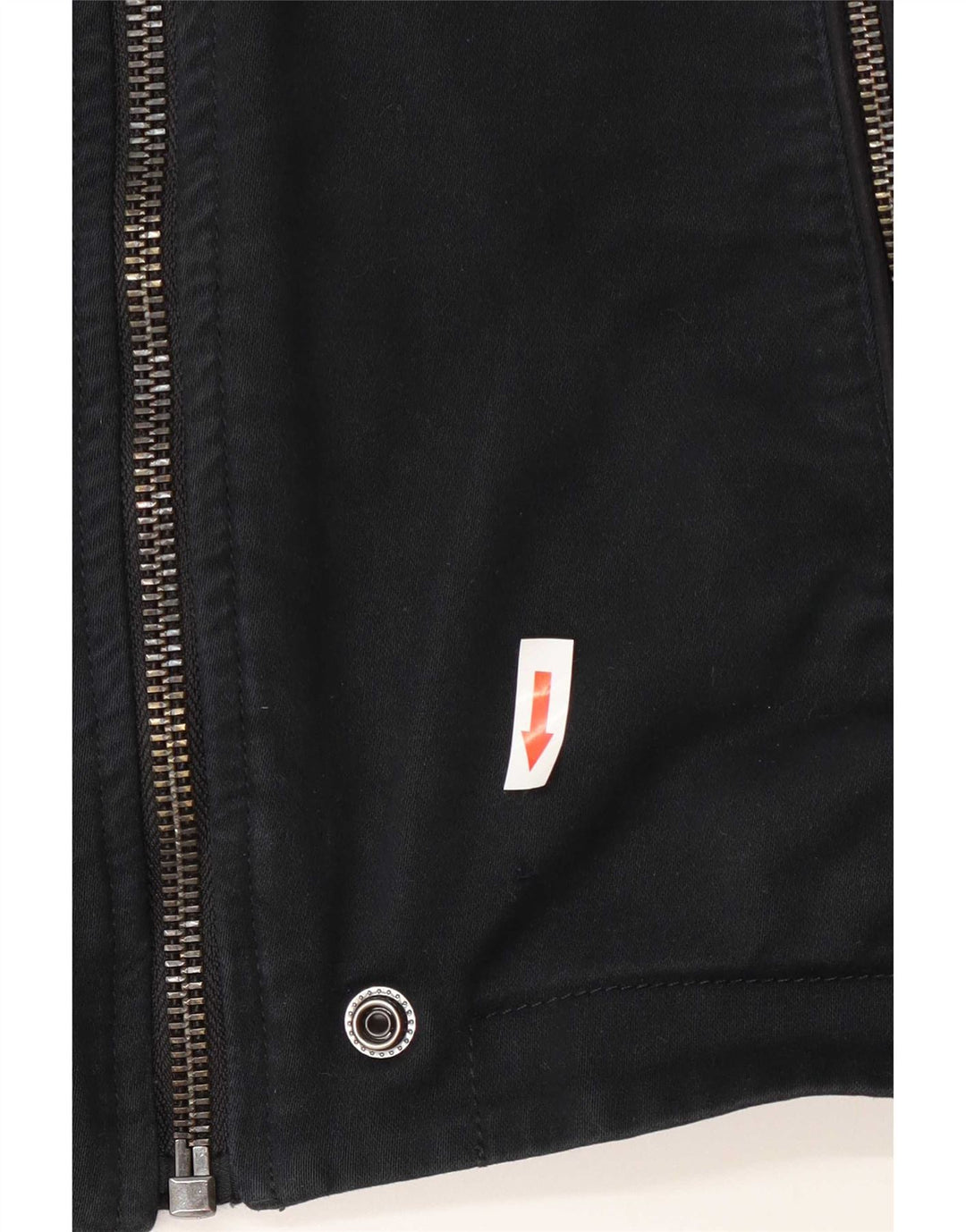 Diesel Herre Biker Jacket UK 36 Small Navy Blue Cotton