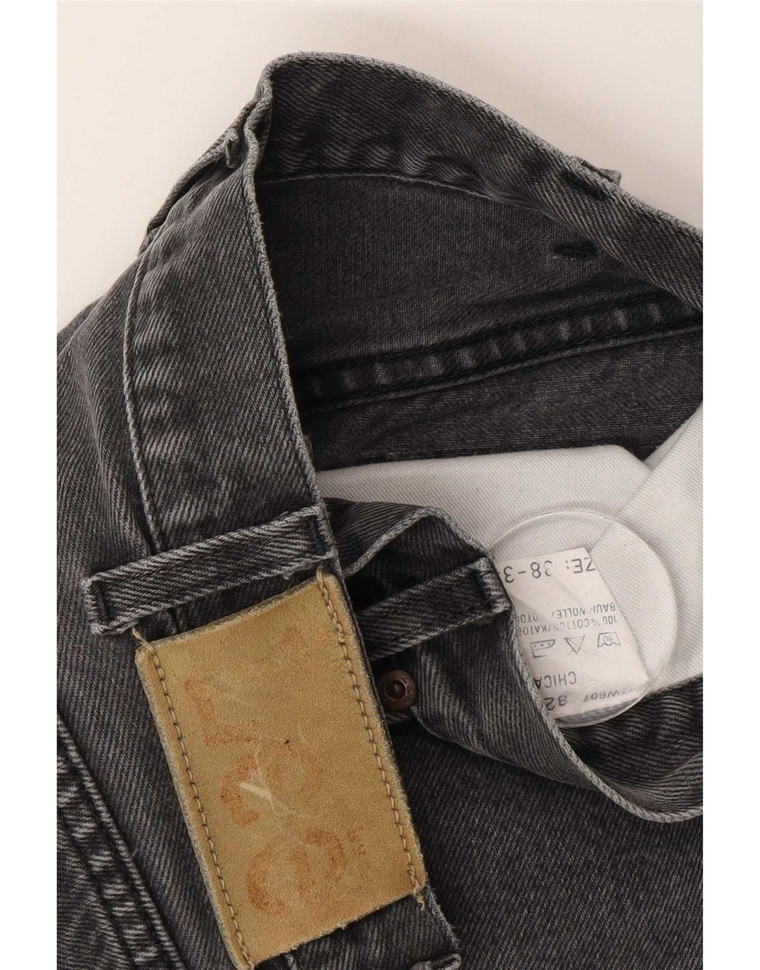 Lee Herre Chicago Straight Jeans W38 L34 Grå Bomuld