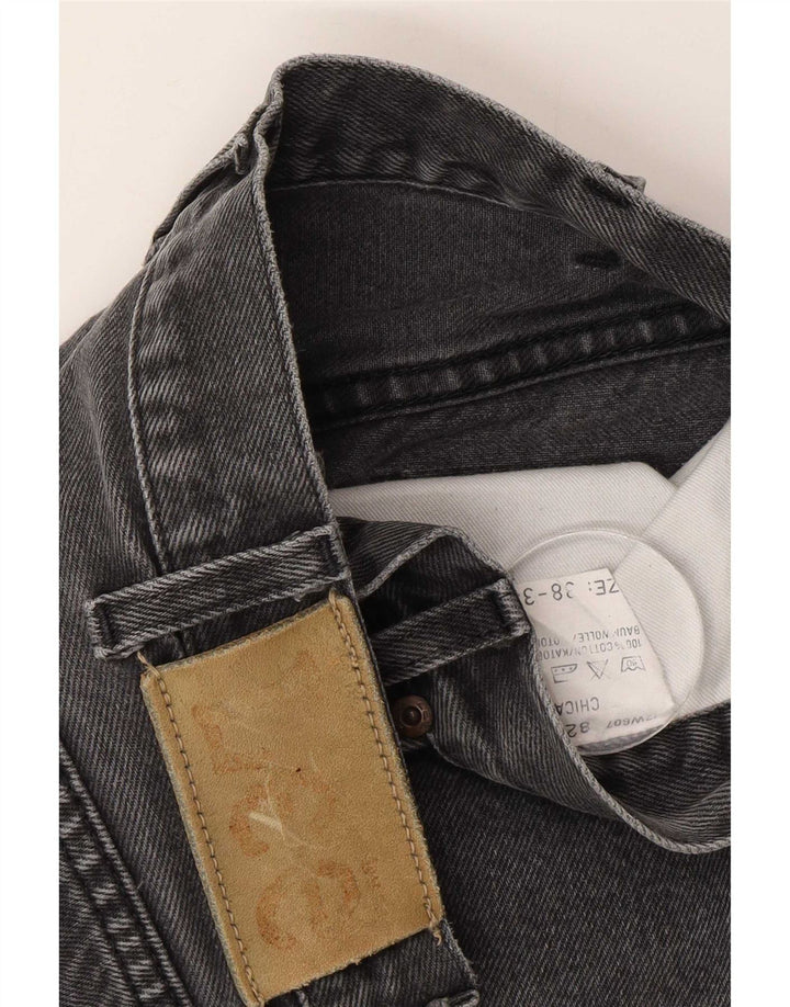Lee Herre Chicago Straight Jeans W38 L34 Grå Bomuld