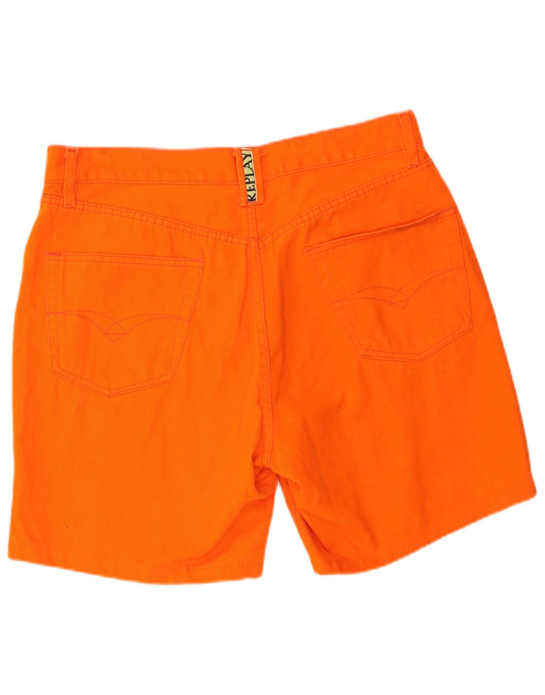 Replay Herre Casual Shorts W36 Large Orange Bomuld