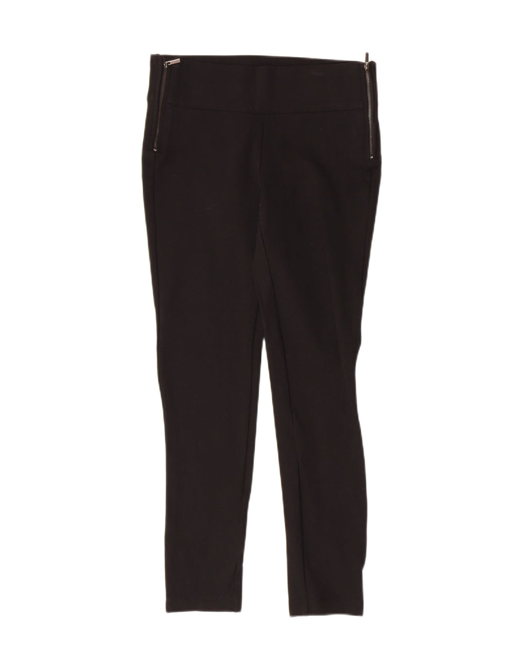 ZARA Womens Slim Casual Trousers Medium W28 L28 Black Viscose Vintage Zara and Second-Hand Zara from Messina Hembry 