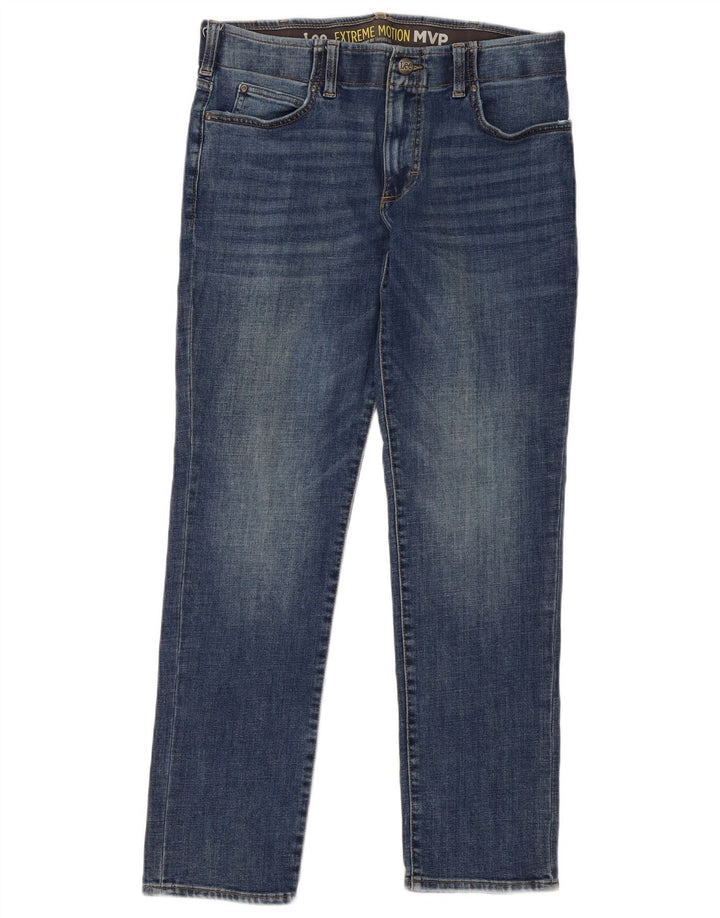 Lee Herre lige tilspidsede jeans W34 L31 Blå