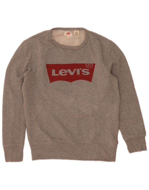 Levi's Grafisk sweatshirt til mænd XS Grå bomuld