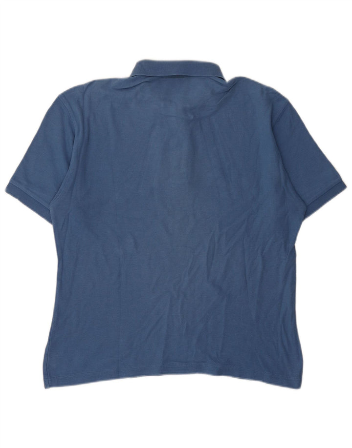 Fila Poloskjorte til mænd IT 48 Medium Blå Bomuld