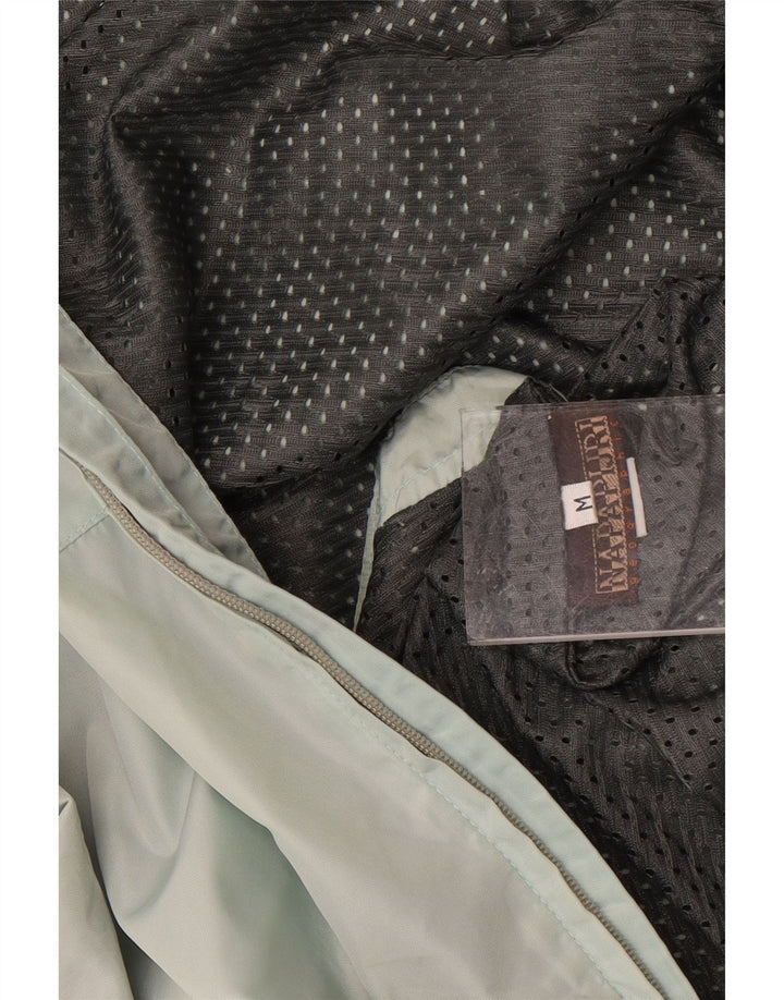 Napapijri Herre Geographic regnjakke UK 38 Medium Green Nylon