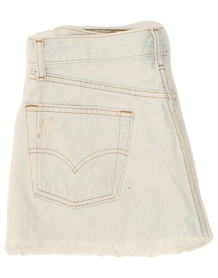 LEVI'S Womens Denim Skirt W30 Medium Blue Cotton Vintage Levi's and Second-Hand Levi's from Messina Hembry 