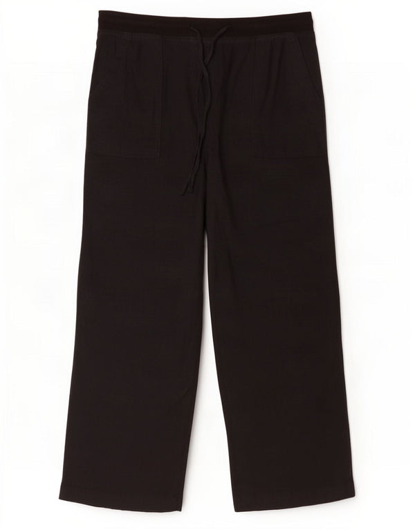 Marks & Spencer Lige Chinobukser til kvinder UK 14 Large W34 L29 Sort