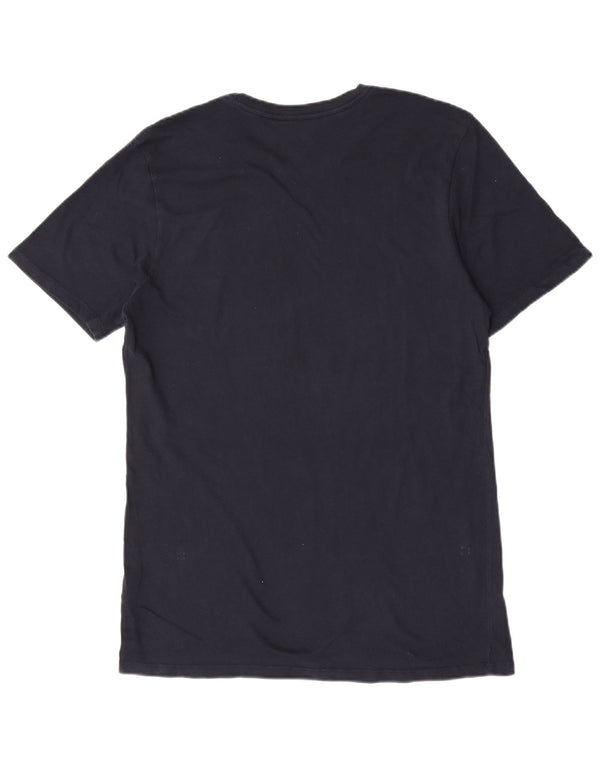 Nike T-shirt med atletisk snit til mænd, medium marineblå bomuld