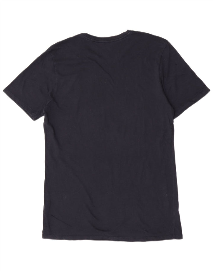 Nike T-shirt med atletisk snit til mænd, medium marineblå bomuld