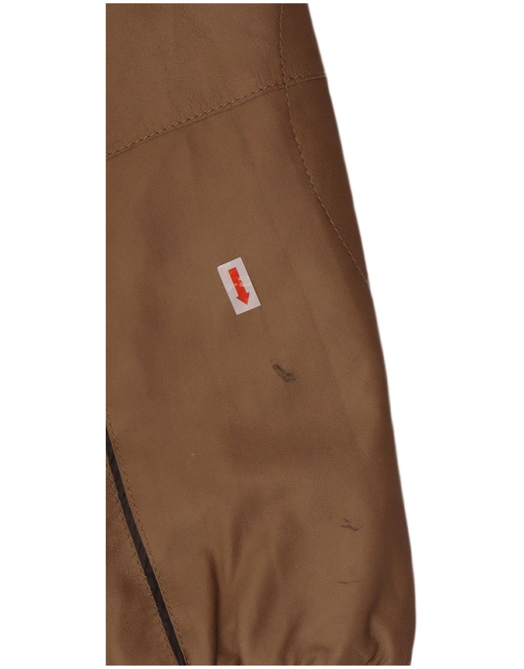 Mabrun Herre Læder Bomber Jacket IT 54 2XL Brun Læder