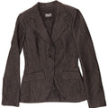 Dolce & Gabbana Dame 2-knaps blazerjakke IT 42 Medium Sort Polyester