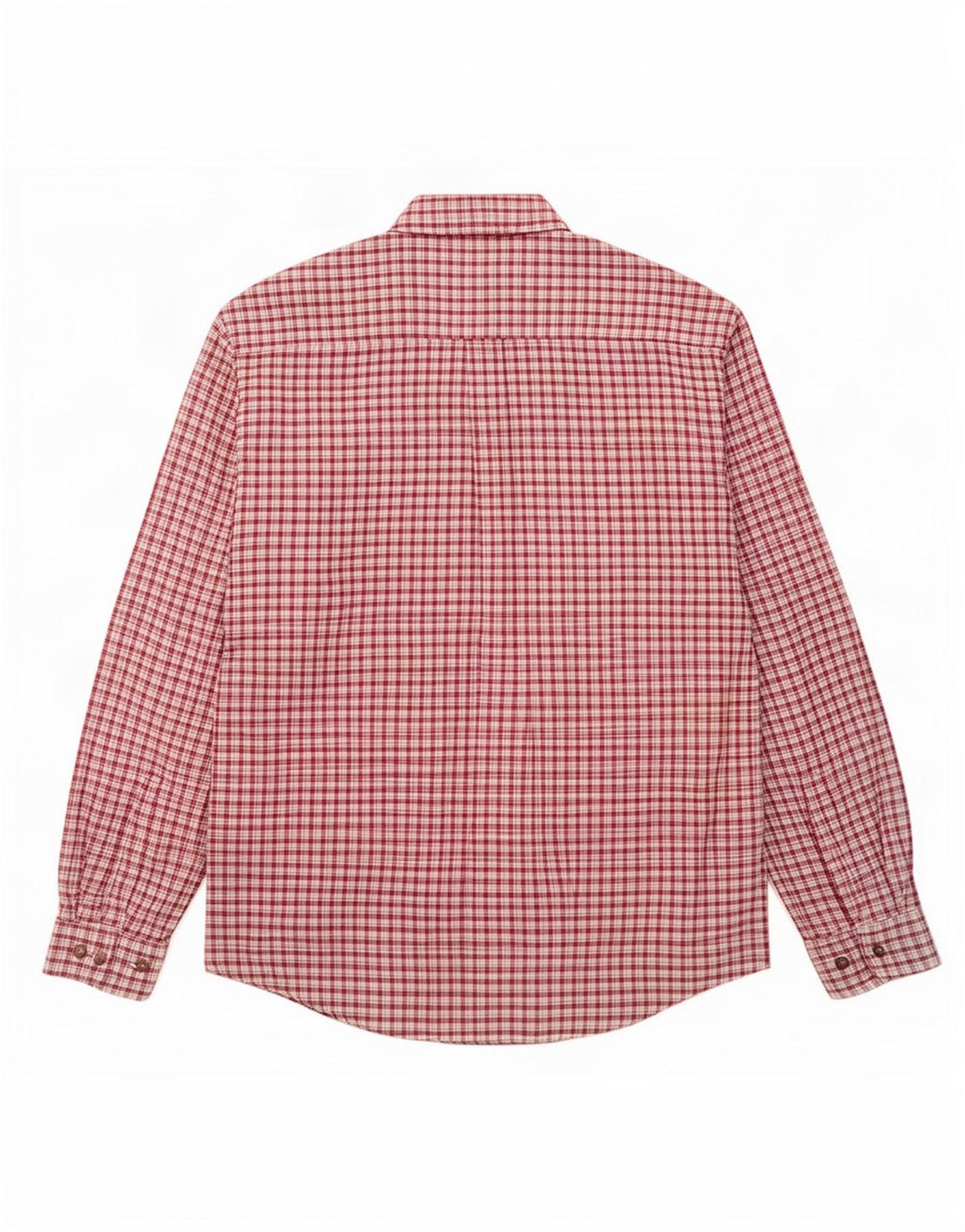 Vintage herre flannel skjorte XL Burgund tern