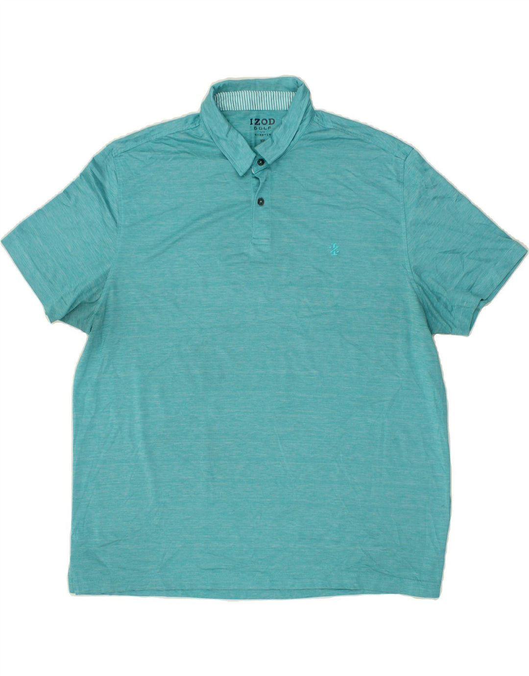 IZOD Mens Golf Polo Shirt 2XL Blue Vintage Izod and Second-Hand Izod from Messina Hembry 