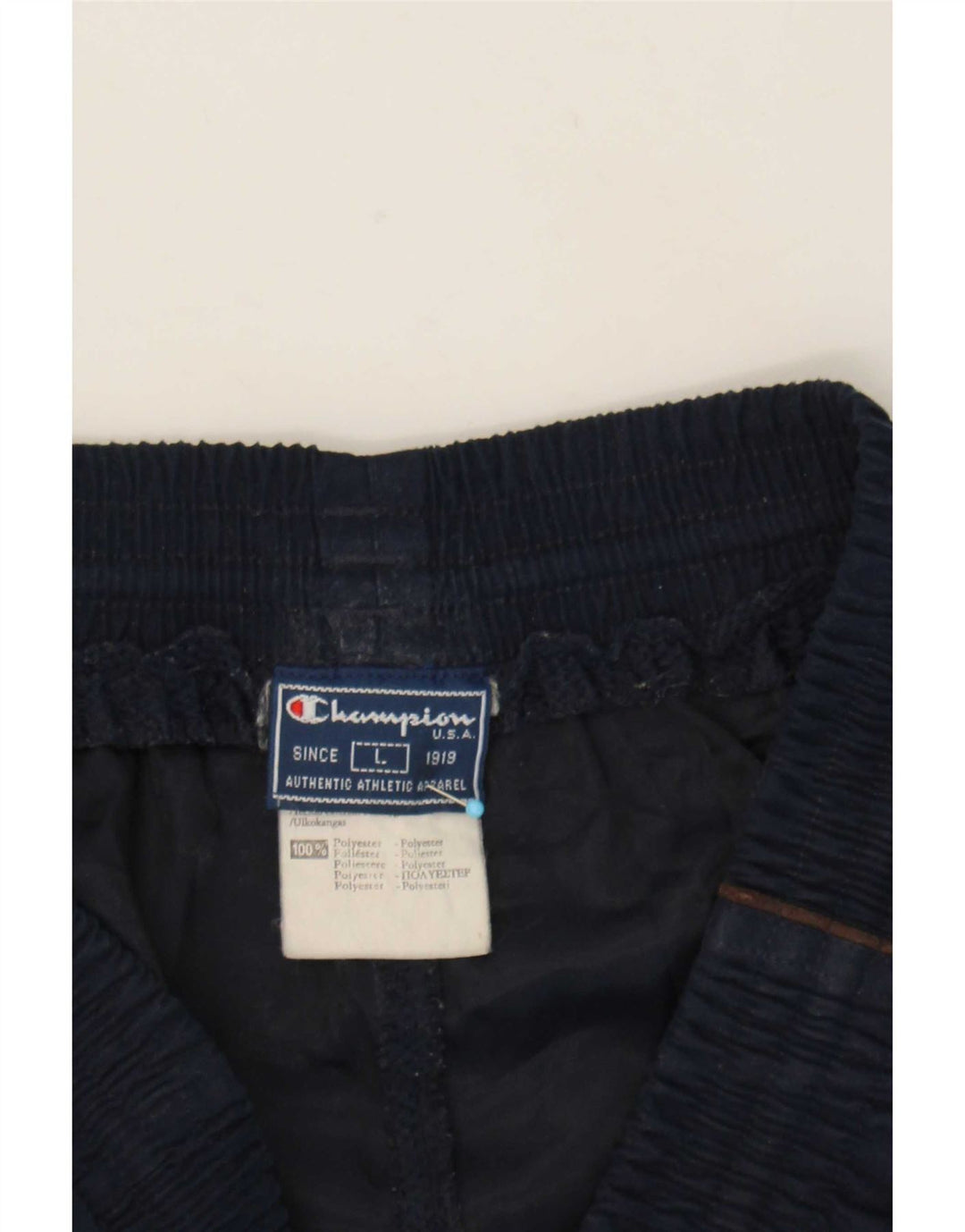 Champion Herre Cargo Træningsdragt Bukser Large Navy Blue Polyester