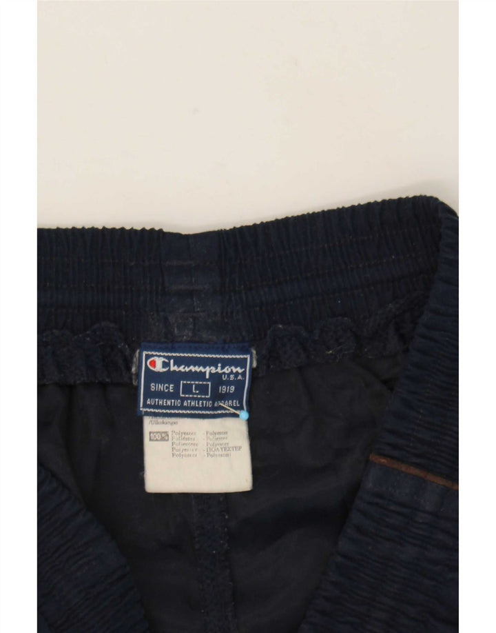 Champion Herre Cargo Træningsdragt Bukser Large Navy Blue Polyester