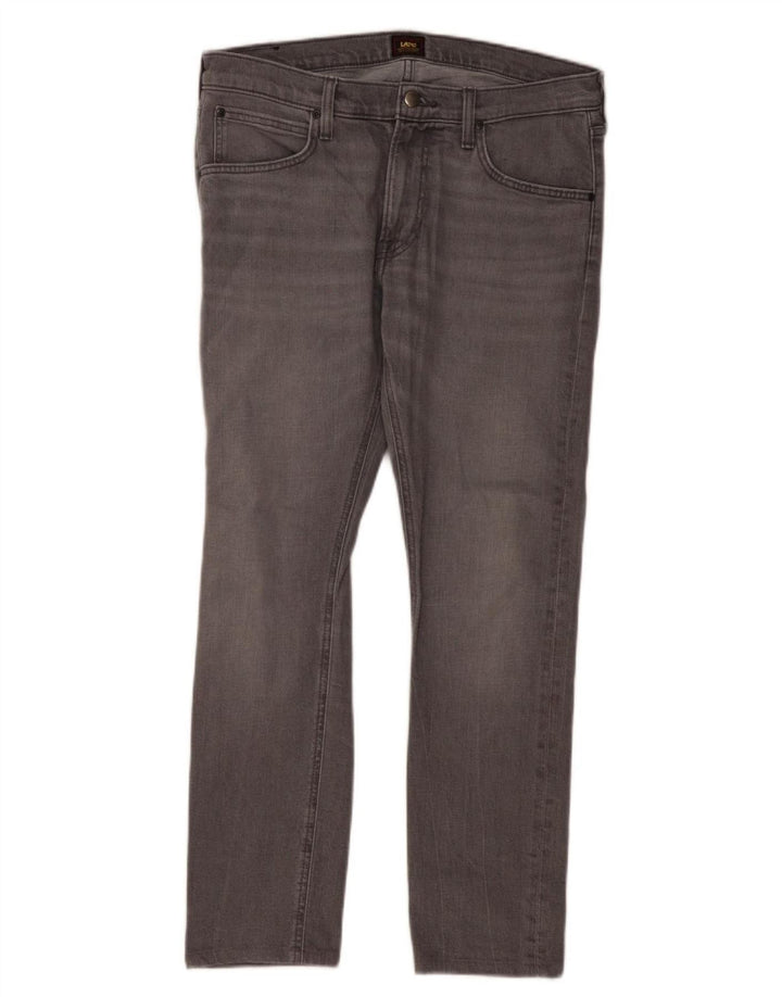 Lee Dame Luke Slim Jeans W33 L29 Grå Bomuld