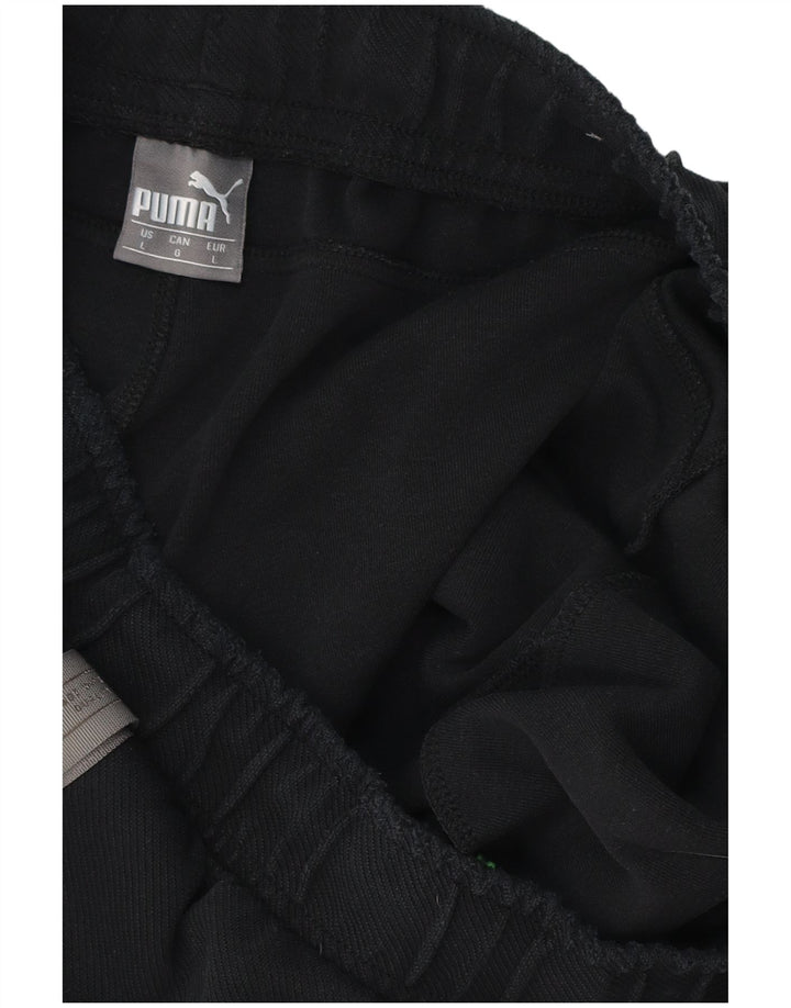 PUMA Grafiske sportsshorts til mænd, store sorte